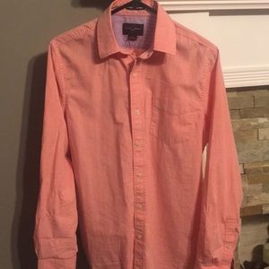 Coral pink button-down by Lord and Taylor